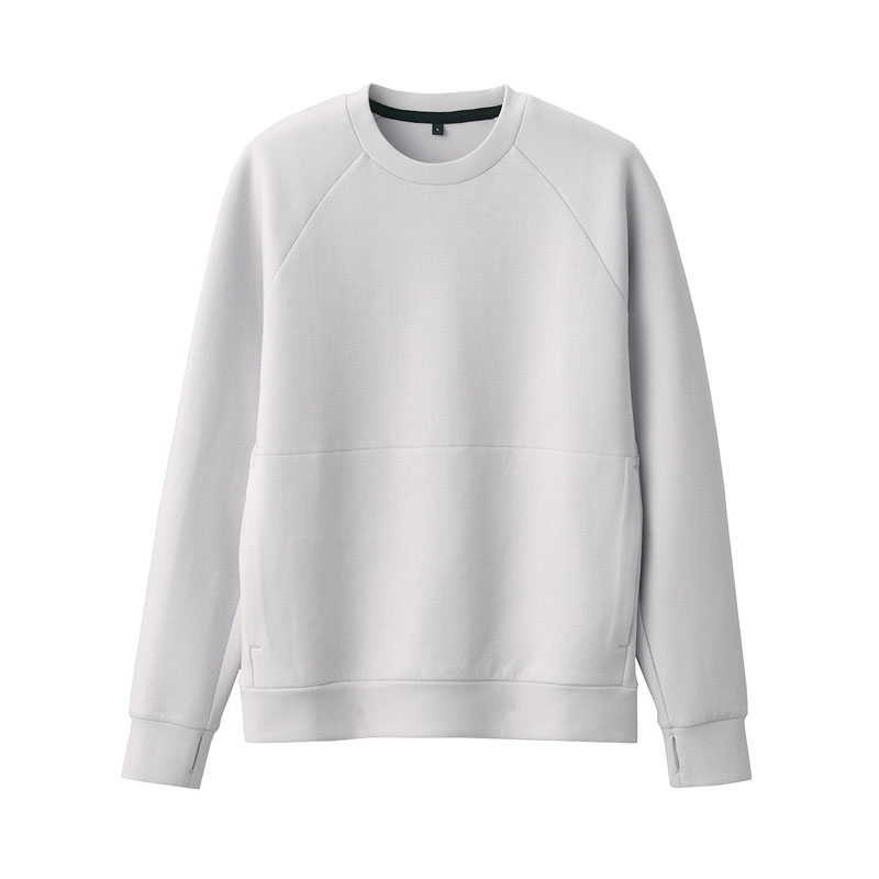 无印良品 MUJI 男式 不易沾水 双层编织 运动衫