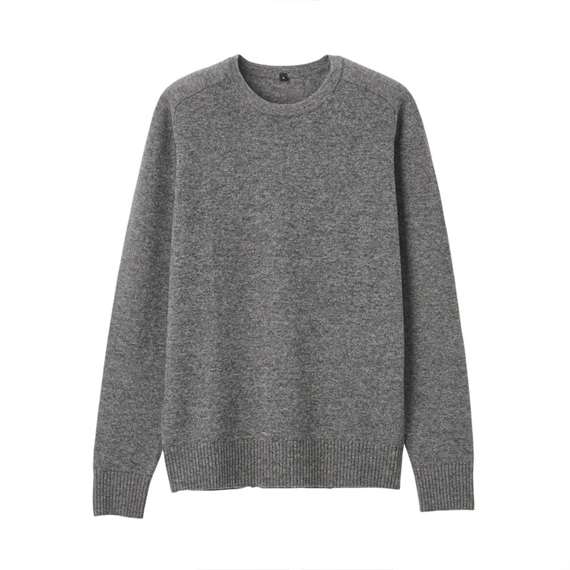 无印良品 MUJI 男式 牦牛绒混羊毛 圆领毛衣