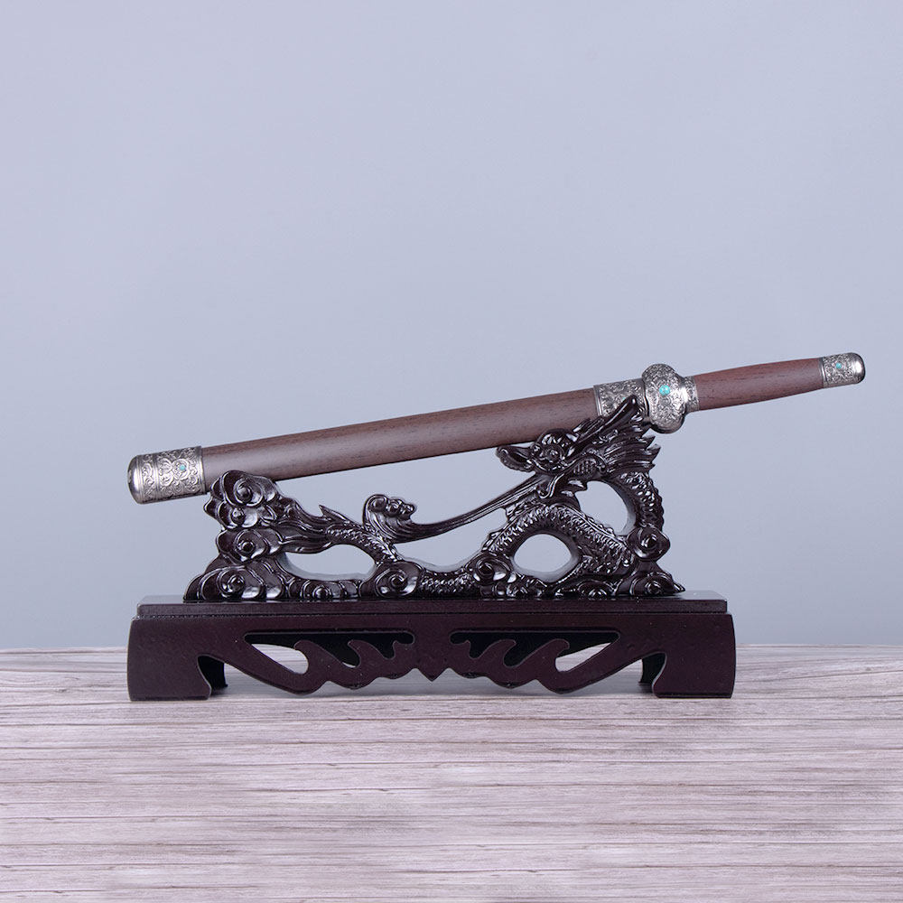 宝剑刀剑腾龙麒麟兵器架小大号横放高低架剑剑架