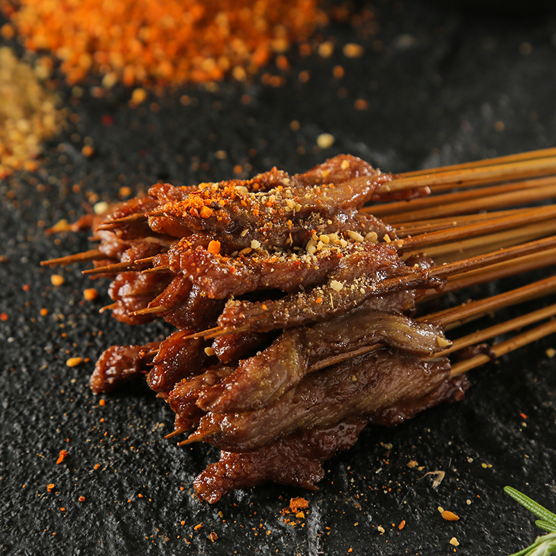 牛肉风味街霸小串肉串商用网红夺命炸串食材鸡肉丸