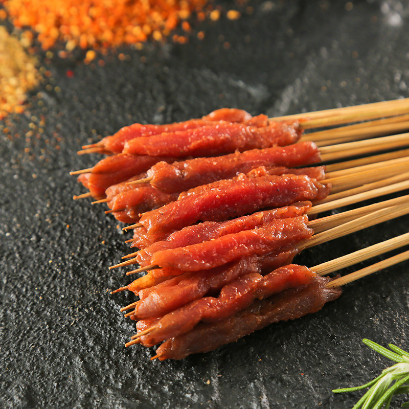 猪肉风味里脊肉串油炸商用街霸小串夺命小串手把烧烤炸串半成品