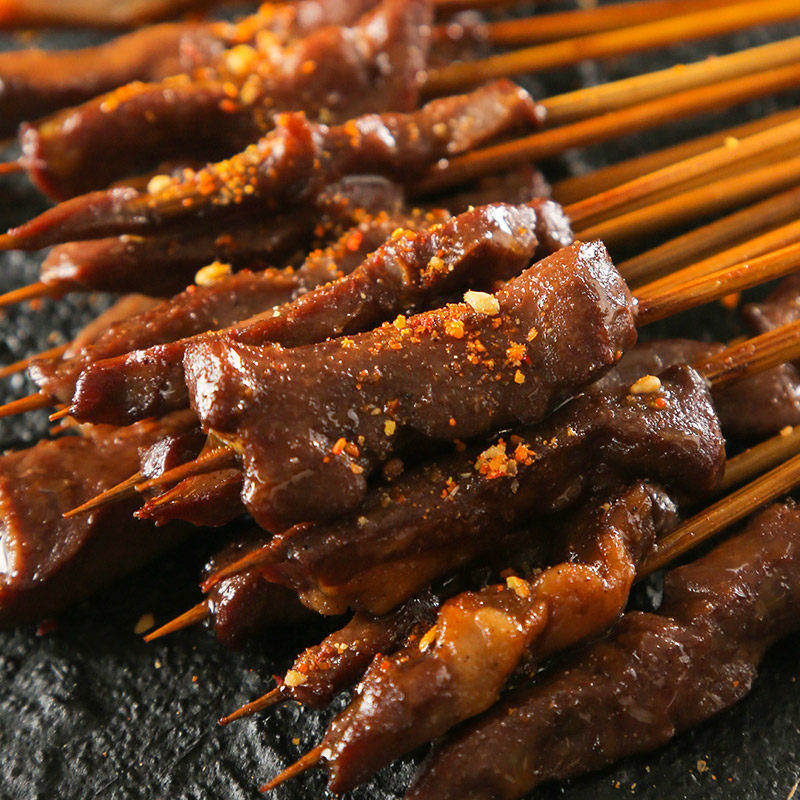 小串猪心串街霸革命小鲜肉夺命手把串中街肉串油炸肉丸