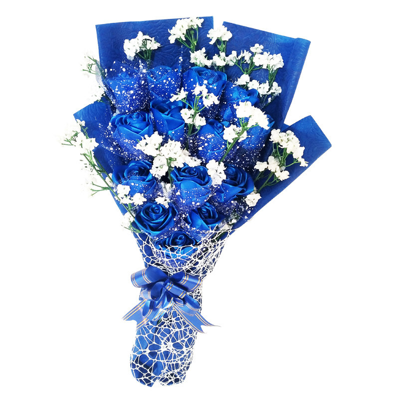 丝带玫瑰花材料包套装套装花工工具4cm缎带diy丝带