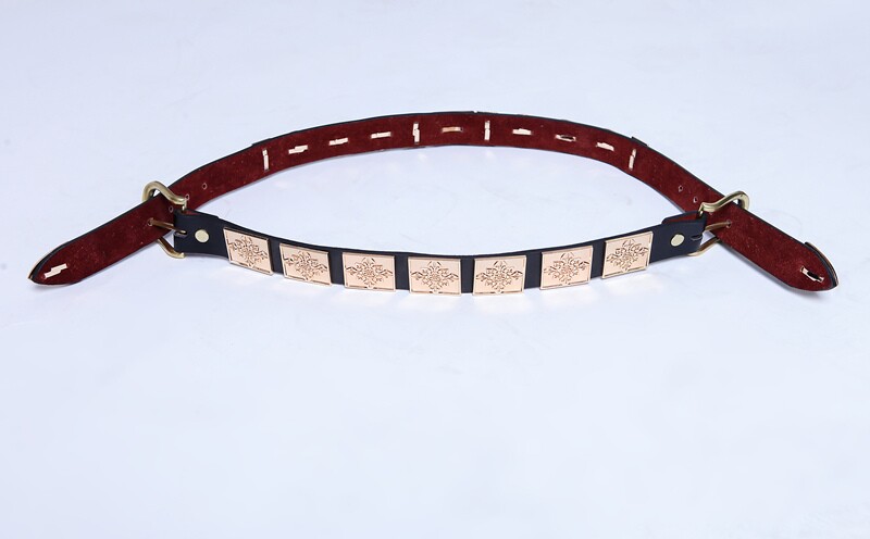 汉服曳撒圆领配饰明制双尾革古代腰带古装革带腰带