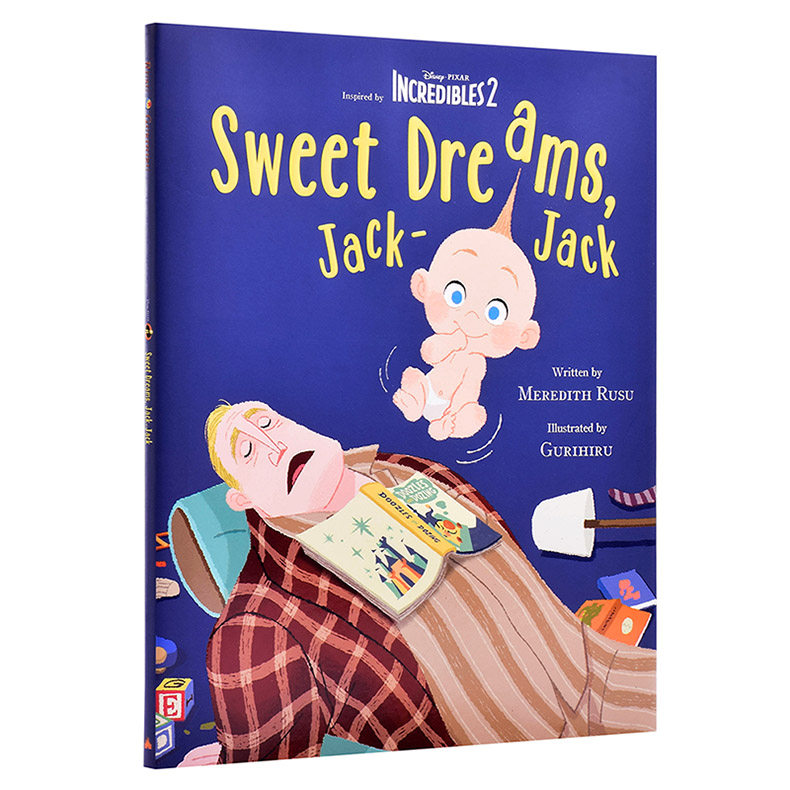 动员2 绘本故事书:好梦,小杰 英文原版 incredibles 2: sweet dreams
