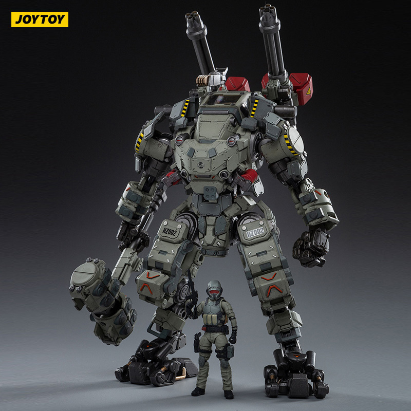 joytoy暗源钢骨h02火力机甲兵人拼装模型男孩机器人