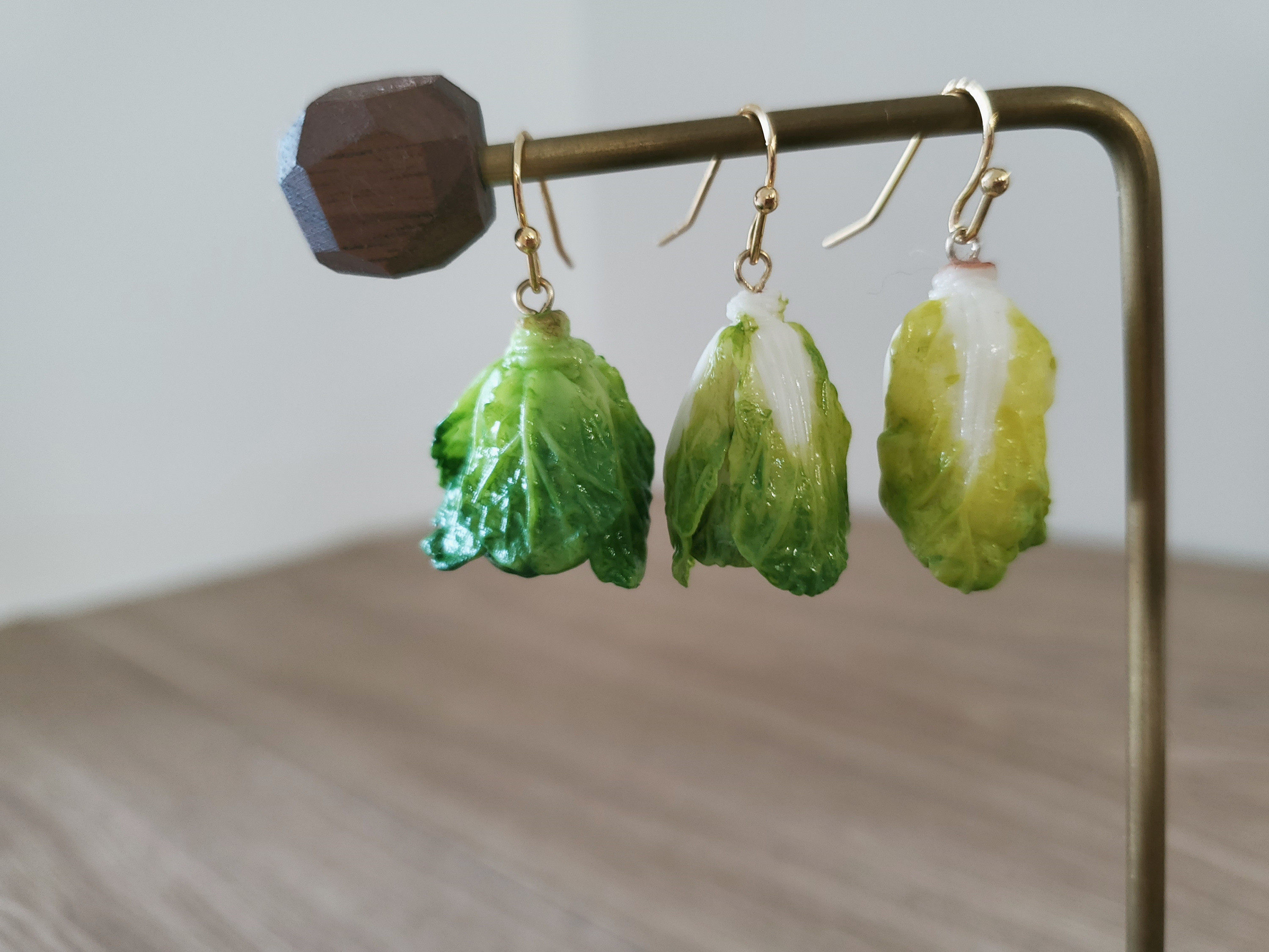 娃娃小白菜生菜蔬菜新鲜吃货寝室长粘土手工一只其他diy饰品配件