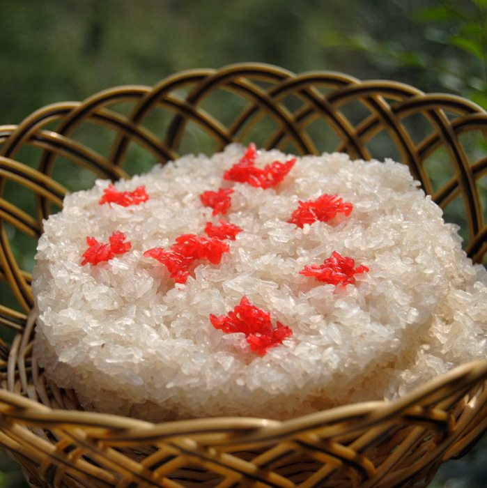 湖南怀化洪江特产糯米锅巴伞饭小时候最喜欢的零食过年零食