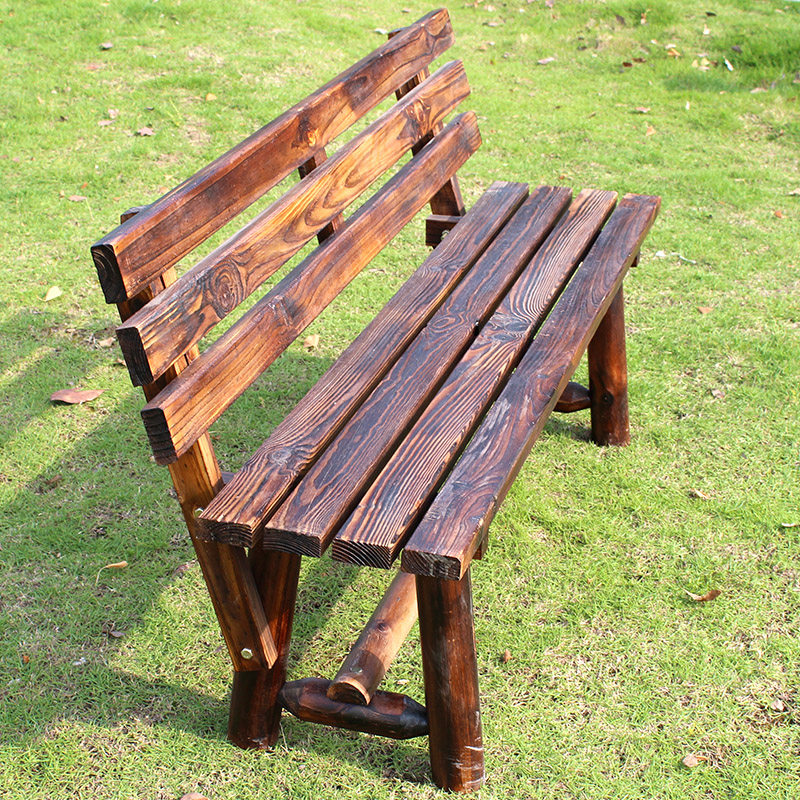 户外防腐公园长椅室外庭院双人凳子靠背排椅公园椅