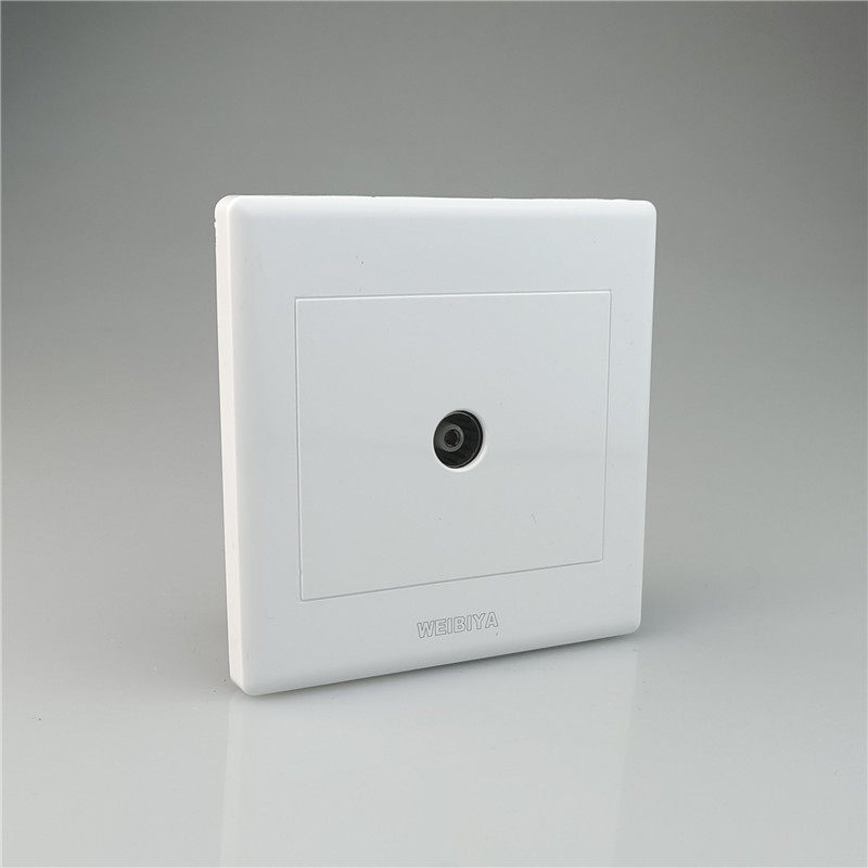 插座电视暗装墙壁开关面板弱电工程专用有线tv电视插座