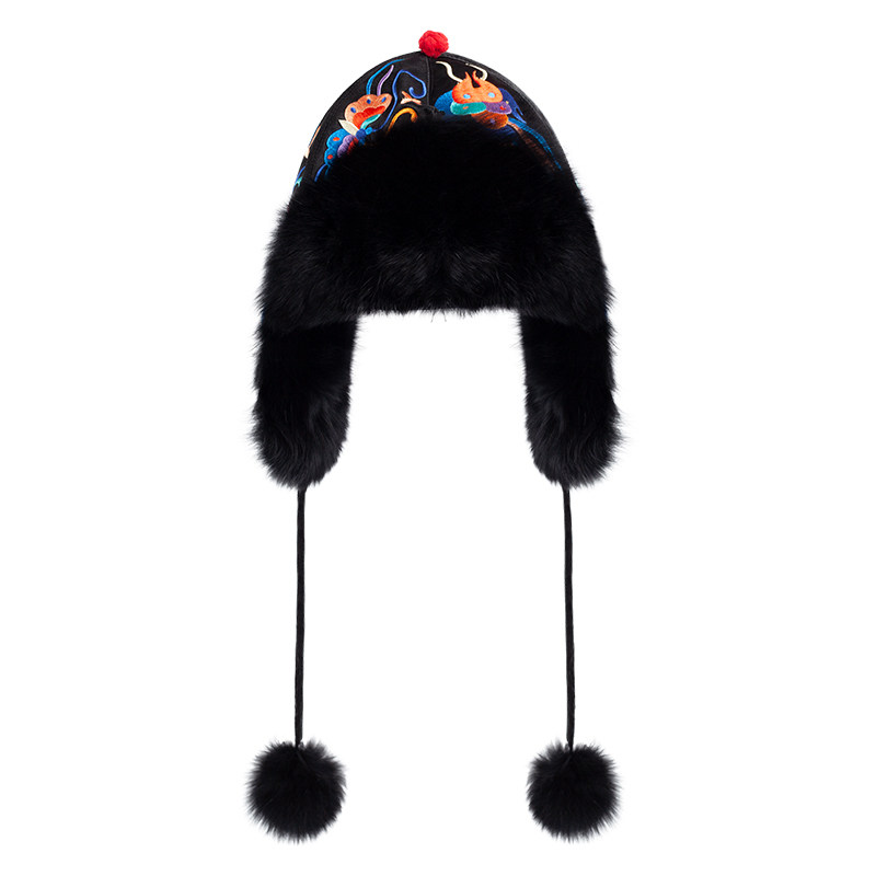 素萝 切云冠 原创设计民族风配饰2020冬季新款保暖护耳