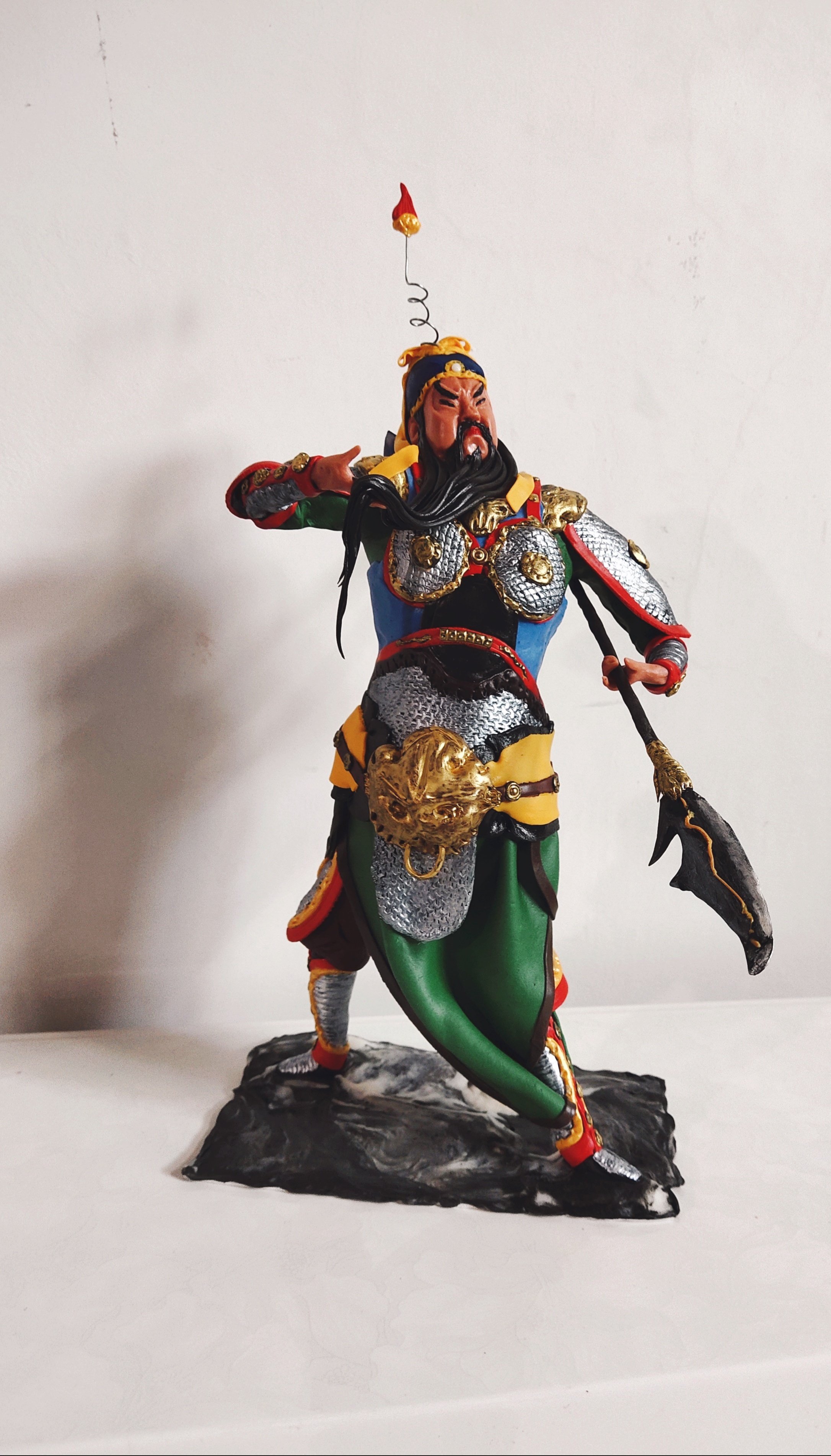 武财神关公神像指艺面塑关帝家用供奉佛像招财镇宅辟邪摆件hot