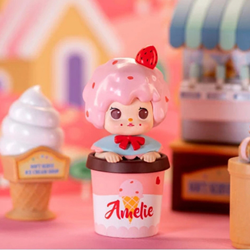 正版青壹amelie零食系列盲盒确认可爱少女娃娃潮玩盲盒