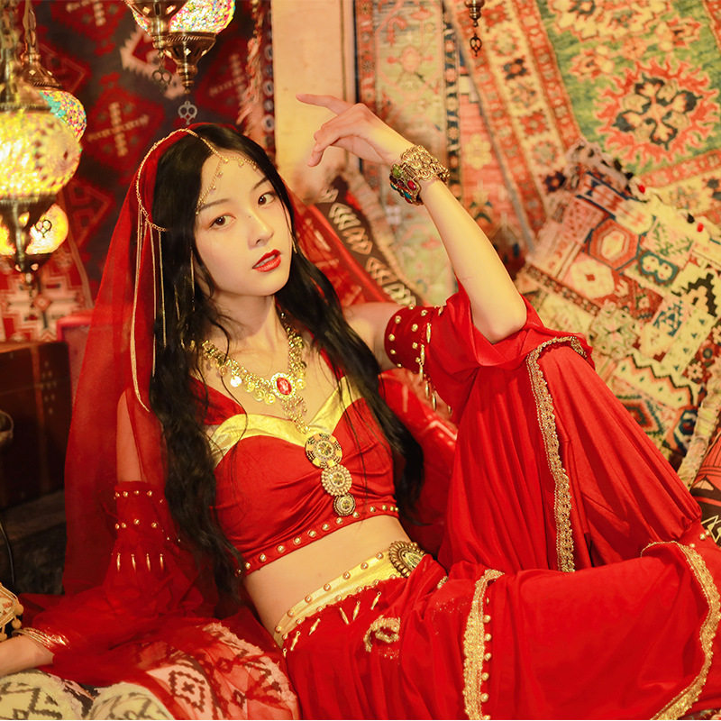 印度演出服异族女装埃及艳后舞蹈服装异域风情西域服饰