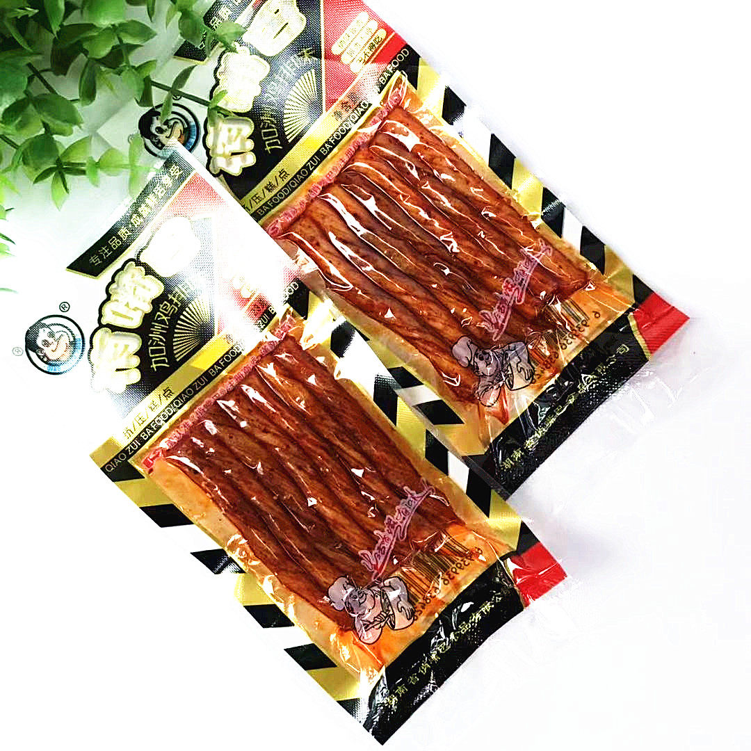 嘴巴加洲鸡排23g辣条香辣面筋辣棒怀旧零食面筋制品