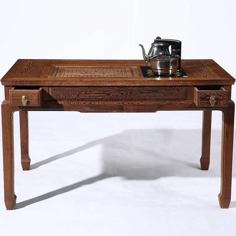 茶桌鸡翅木小户户型桌椅组合红木泡茶仿古中式茶几