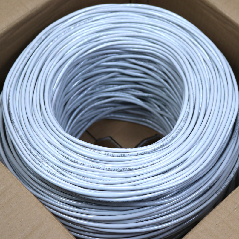 网线超五类工程箱装网络络线305m米电电脑路由器网线