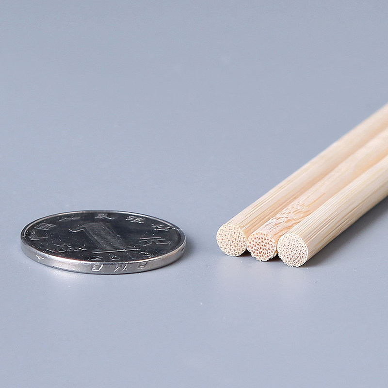 大竹签子50cm5mm竹签批发一次性棉花糖扎花杆薯塔竹签