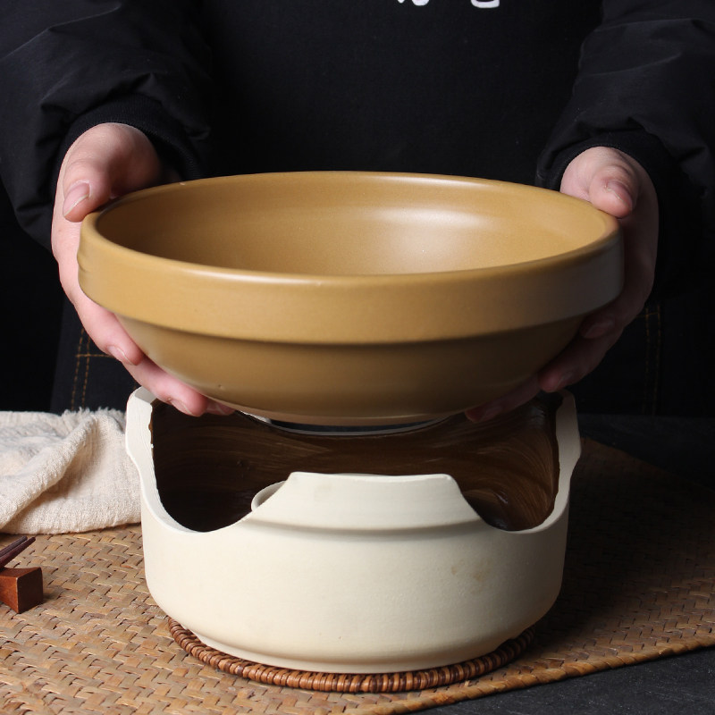 耐高温陶瓷小火火锅酒精炉煲仔土钵子特色砂锅碗