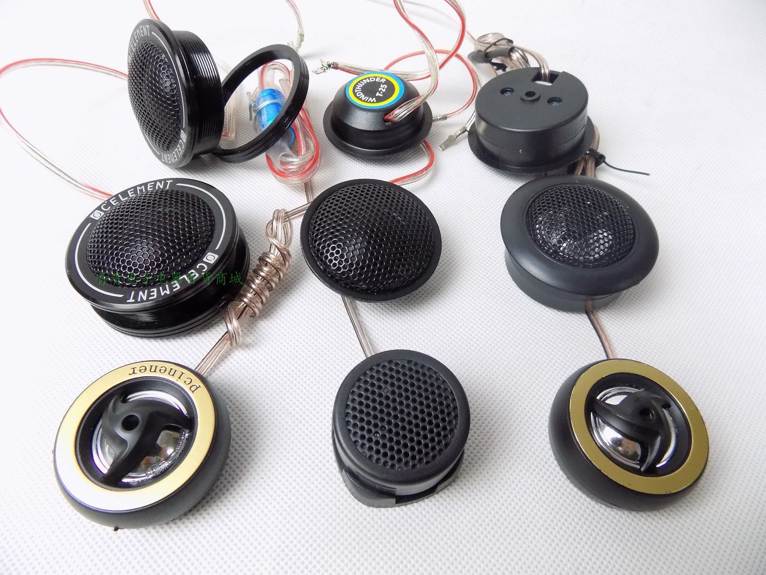 汽车低音炮改装家庭音箱一寸高音喇叭音响配件2寸喇叭