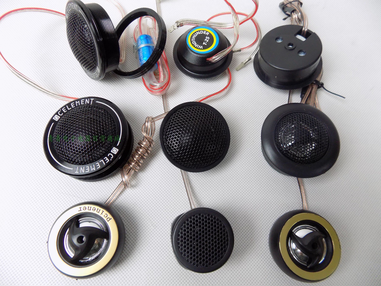 汽车低音炮改装家庭音箱一寸高音喇叭音响喇叭