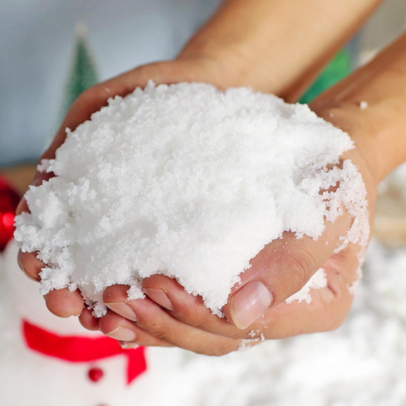 人造雪粉雪花片水变橱窗婚纱摄影布置道具圣诞节装饰品圣诞装饰品