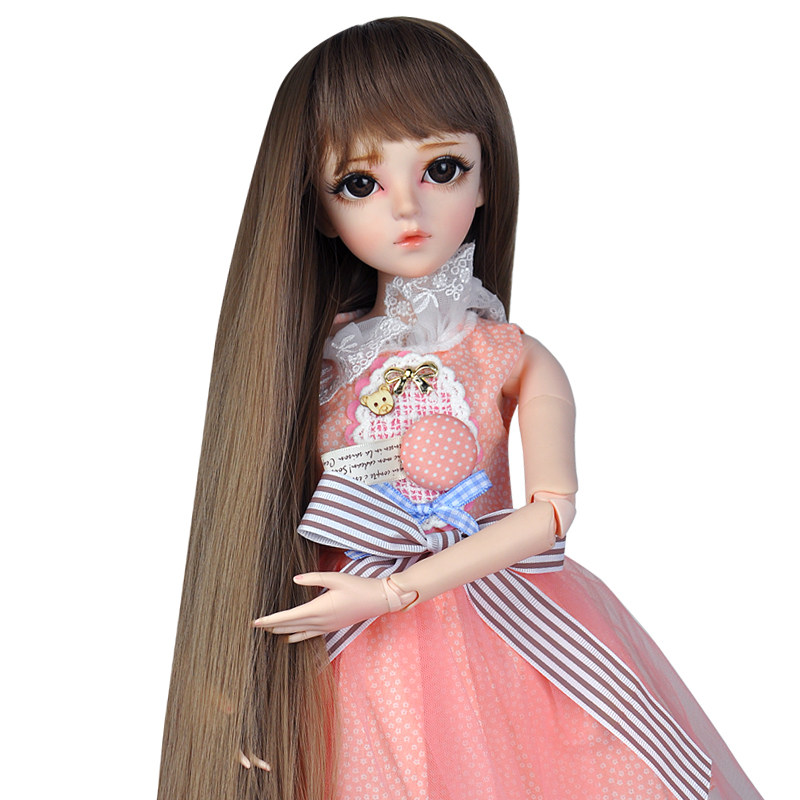 多丽多丽丝丝凯蒂娃娃假发3分bjd洋娃娃改妆头发娃娃