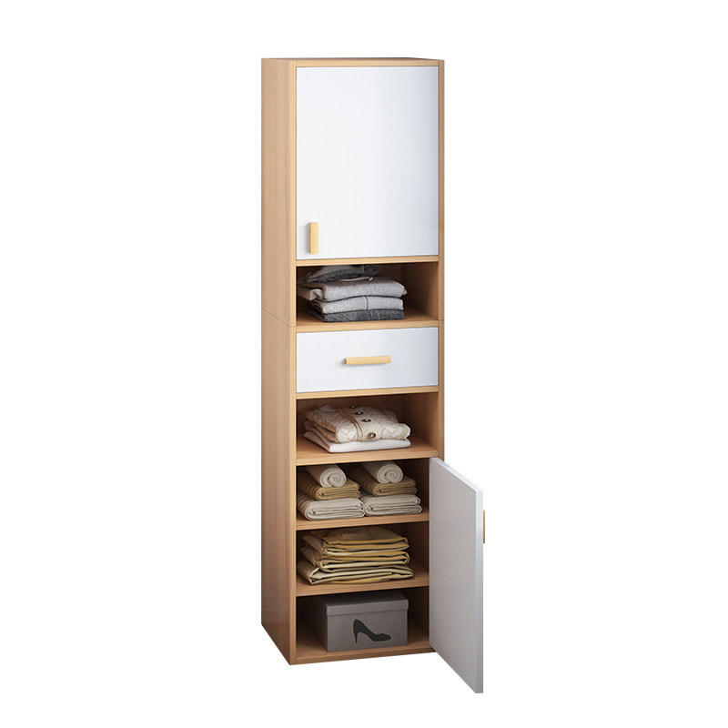 单门窄衣柜出租房简易柜子家用卧室储物柜简约现代衣柜