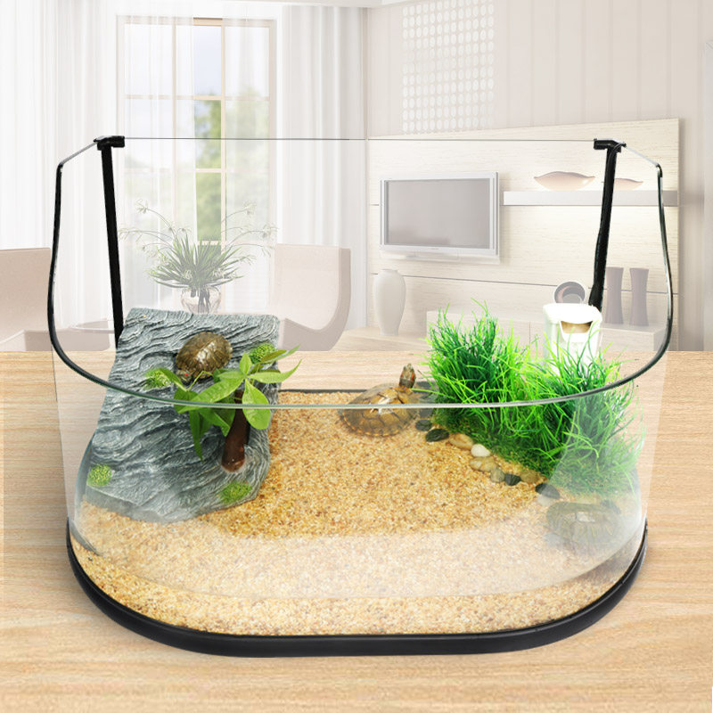 乌龟别墅晒台水陆豪华阳台养龟池专用养殖超大型鱼缸