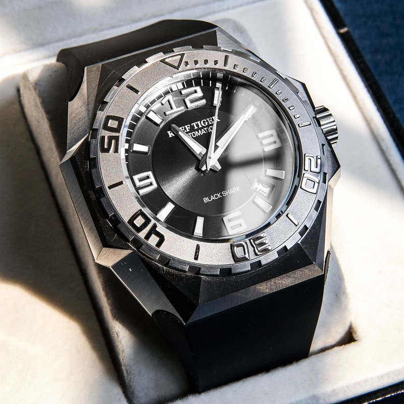 瑞夫泰格手表男士机械表大表盘运动休闲防水夜光德国军表RGA6903