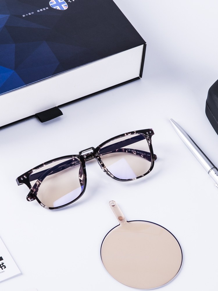 lougge防蓝光眼镜平光镜抗防蓝光辐射电脑眼镜框男眼睛近视眼镜男