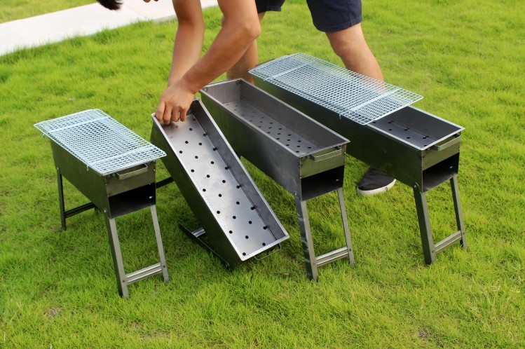 烧烤烤炉烤架户外家用折叠便携木炭35人大号烧烤炉