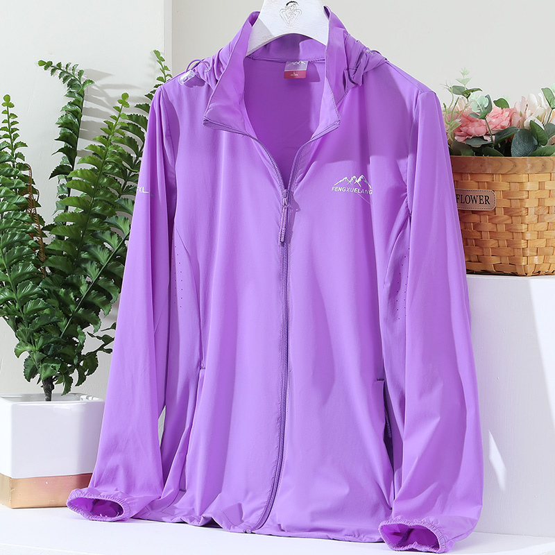 夏季防晒衣女2021新款冰丝透气防晒服中老年妈妈薄款大码200斤男0