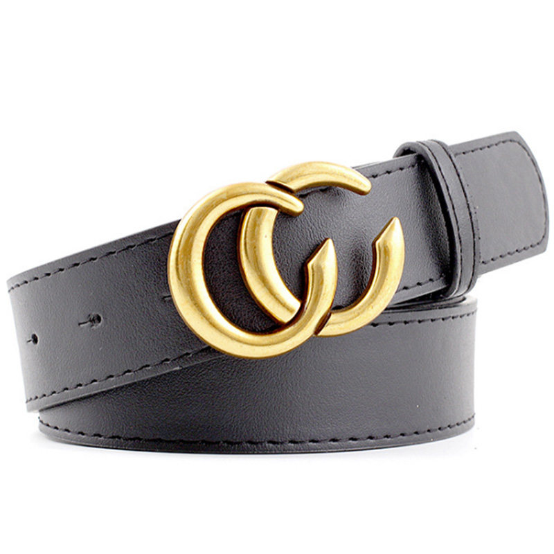 皮带女士双c韩版简约百搭ol西装腰带女装饰配衬衫时尚牛仔裤带细g