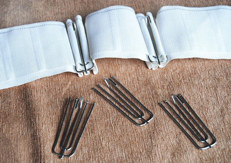 窗帘4爪挂钩s挂钩窗帘布袋挂钩袋打孔袋挂窗帘挂钩窗帘配件窗帘布