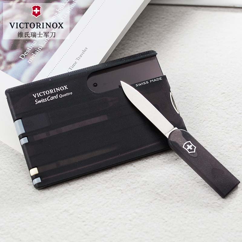 瑞士维氏瑞士军刀07233t3透色便携式卡片刀改锥款瑞士军刀