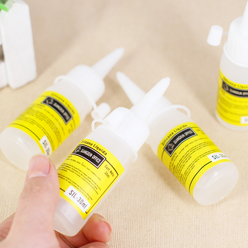 手工胶不织布酒精透明软胶胶水麻绳纽扣钻石模型制作工具