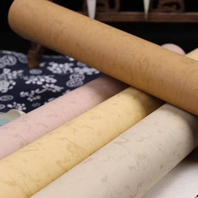 四尺蜡染浪花花纹宣纸宣纸