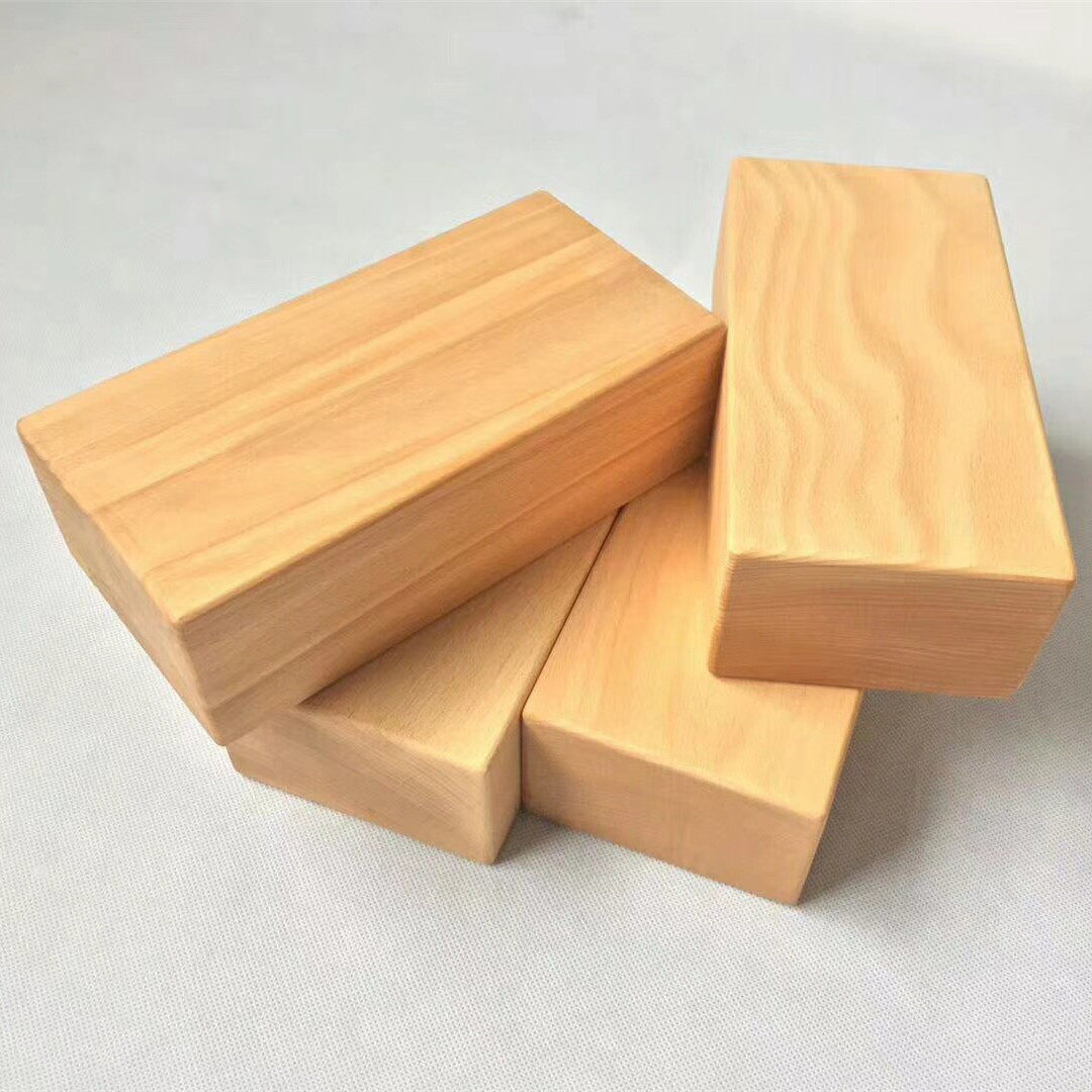 定制logo艾扬格瑜伽天然实木辅助用品木质特价瑜伽砖