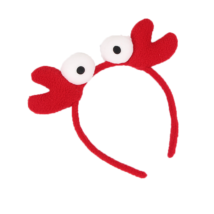 韩国可爱毛球大眼睛发箍芝麻街搞怪卡通卖萌头箍发卡洗脸压发头饰