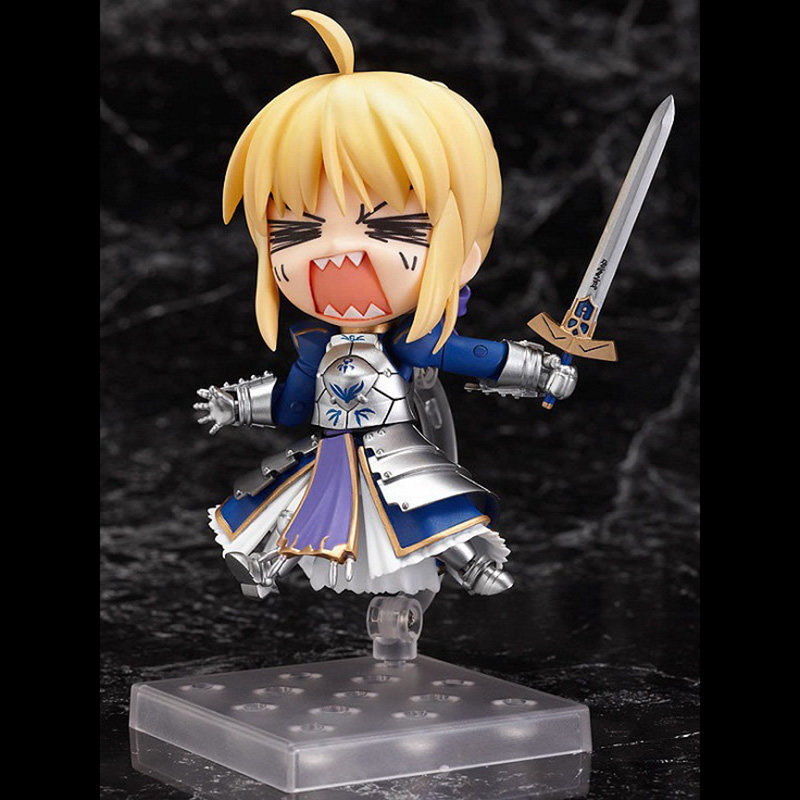 fate命运之夜手办saber吾王巴可动换黏土公仔手办