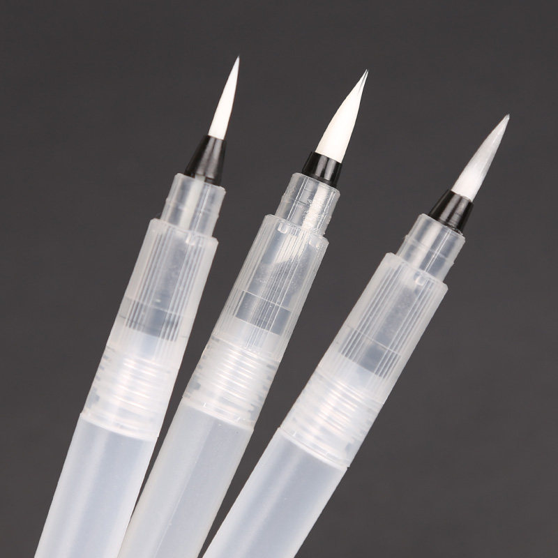 日本樱花自来水笔 灌水毛笔 软笔 固体水彩/水溶彩铅使用水笔