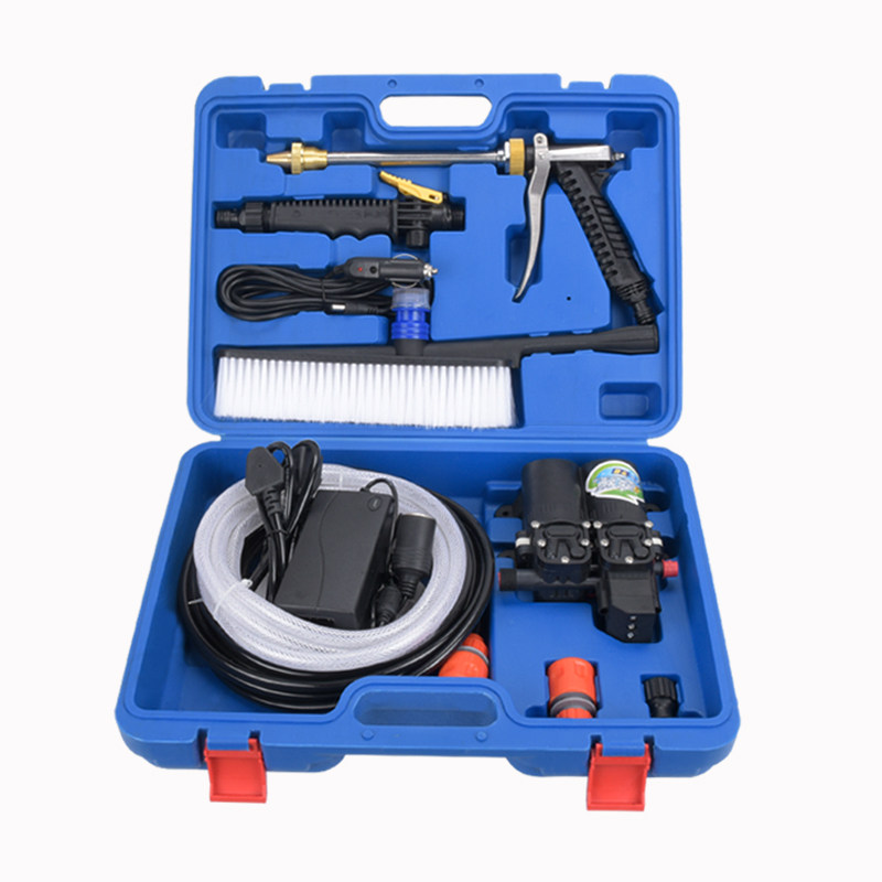 洗车单泵便携式家用洗车机220v高压水枪12v车载洗车机
