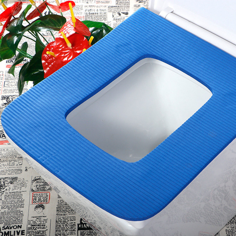 马桶坐垫家用泡沫粘贴式马桶垫隔凉防水可擦洗马桶套抗菌坐便垫