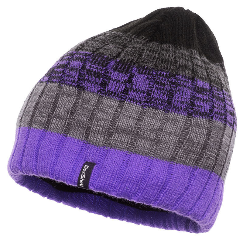 男女户外运动帽子 渐变防水针织风雪帽 冬季保暖 dexshell 戴适