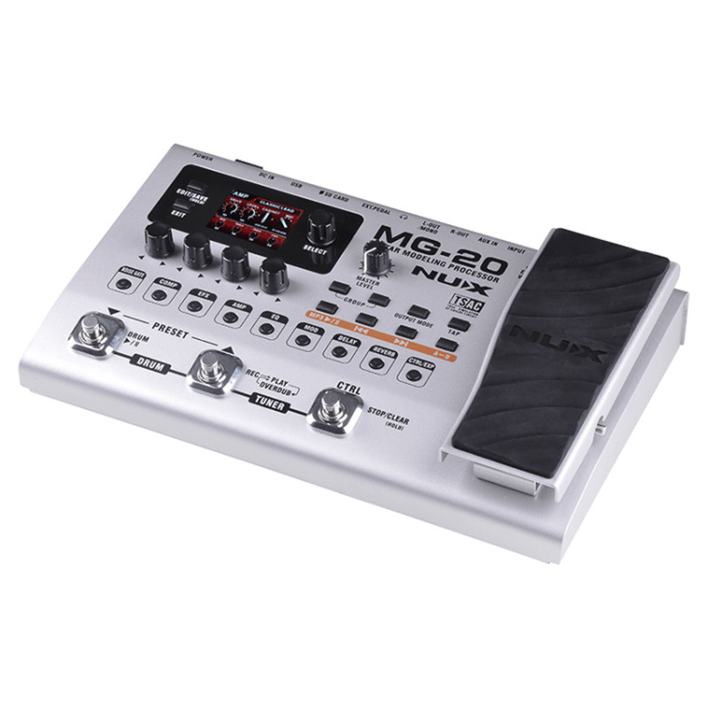 nuxmg20mg100mg200电吉他综合合成效果器带鼓机节奏器