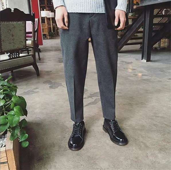 Autumn and winter wide leg pants loose casual pants men's big size fat plus fertilizer increase tapered radish pants pants pants Autumn and winter wide leg pants loose casual pants men's big size fat plus fertilizer increase tapered radish pants pants pants