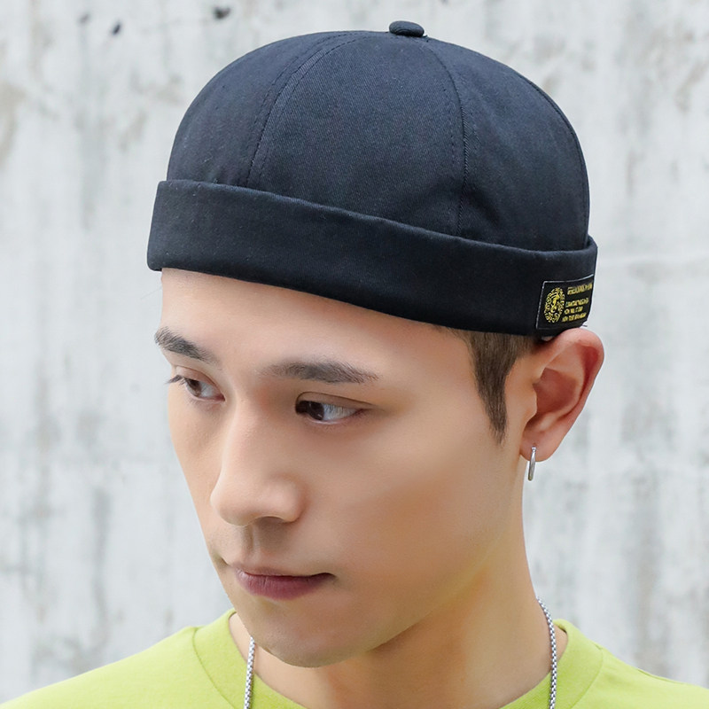 地主帽男瓜皮皮帽男士雅痞帽冬寸头帽潮嘻哈帽子