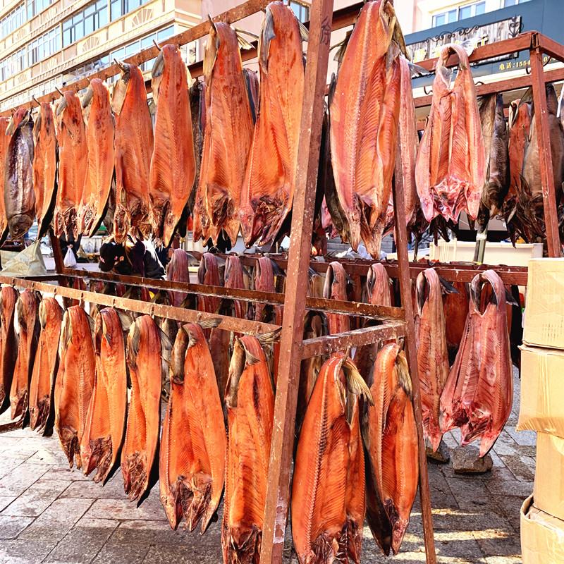 黑龙江抚远特产野生腌制大马哈鱼咸鱼整条3斤多包邮