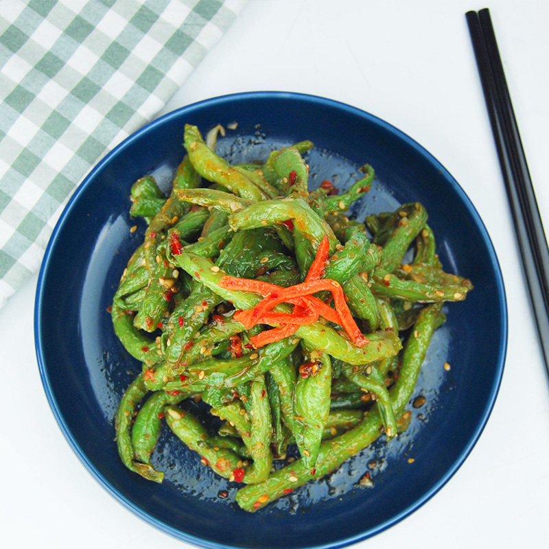 拌菜佳木斯豆角姐妹昌星星星新鲜东北朝鲜族冷面腌制